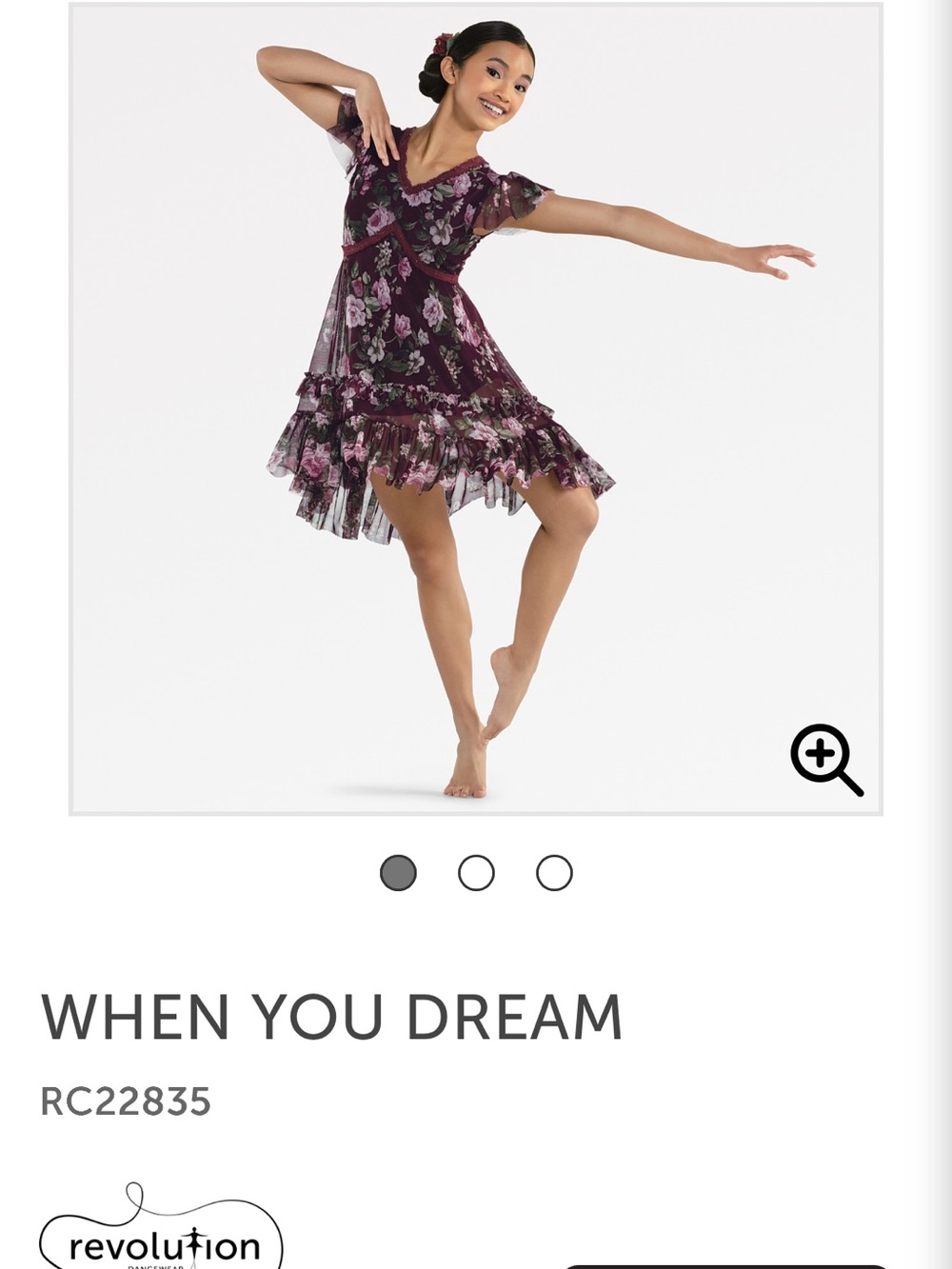 Revolution Floral Ruffle Dance Dress When You Dream SA